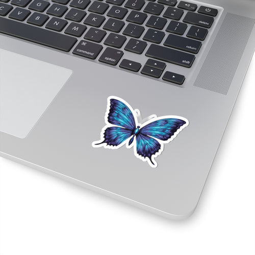 Blue Butterfly Sticker